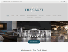 Tablet Screenshot of crofthotel.net